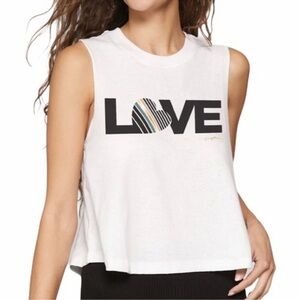 Spiritual Gangster Love Crop Tee White XL